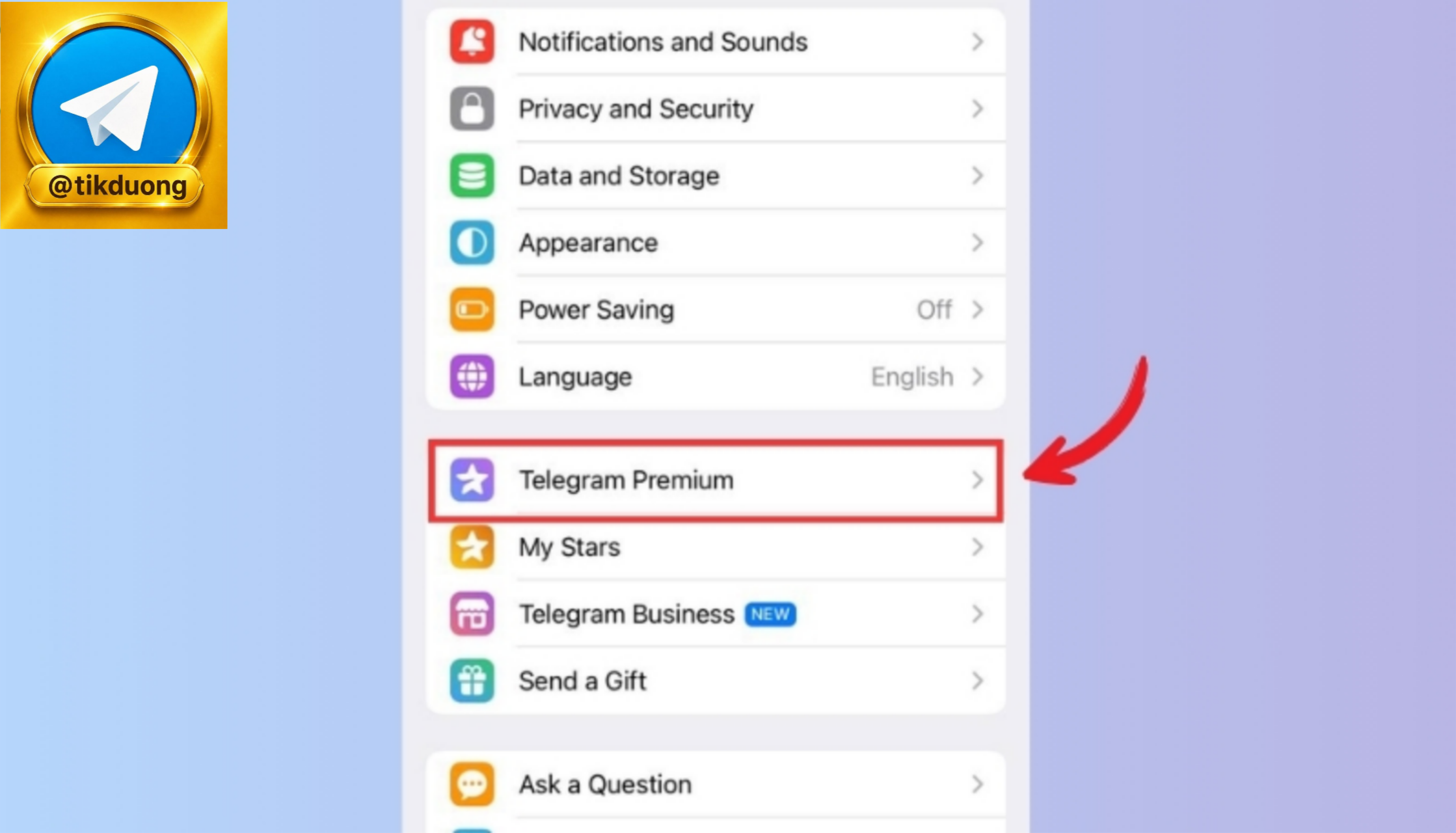 Hướng dẫn đăng ký telegram Premium 2